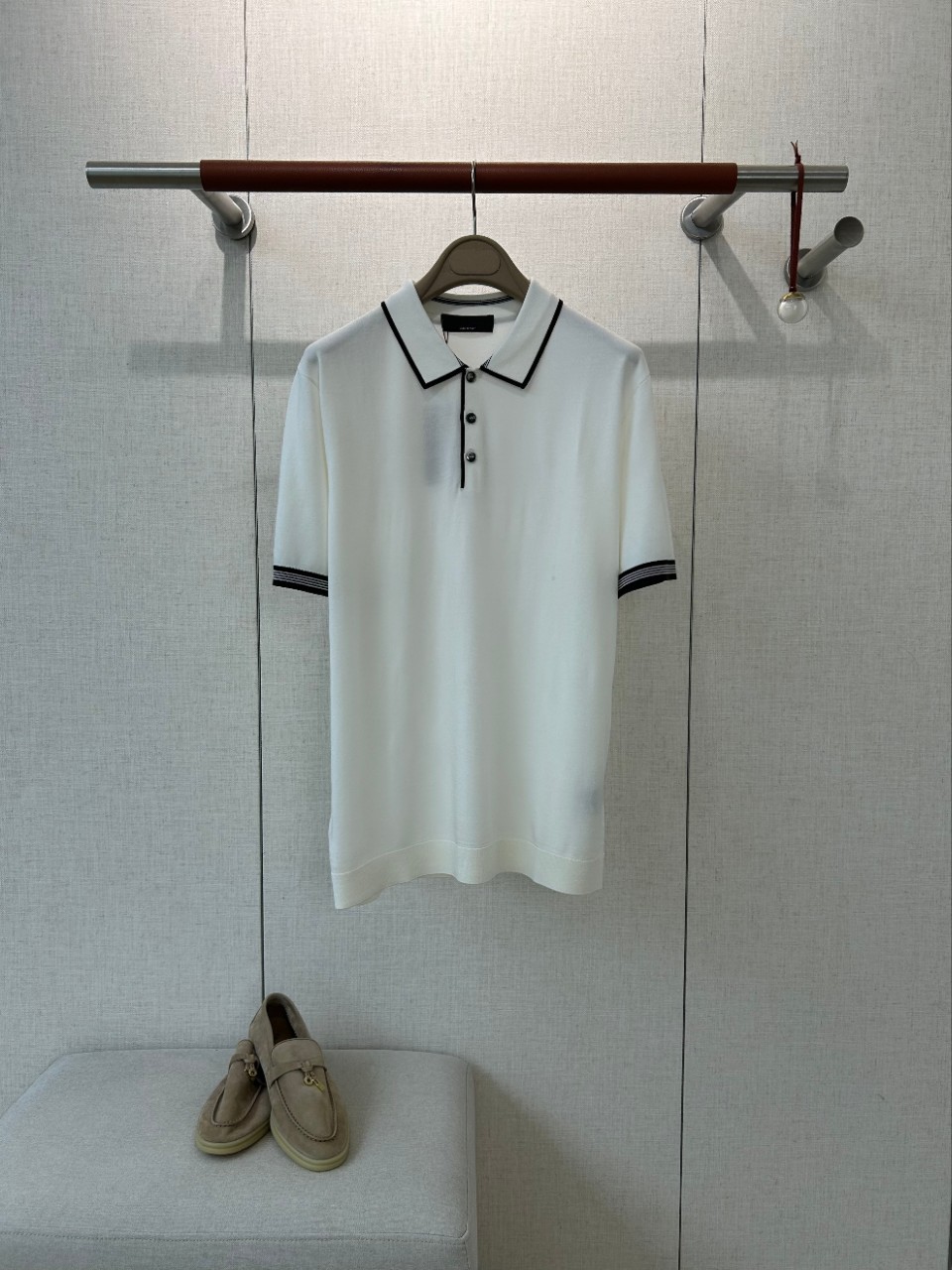 Polo Shirt Pique - オールドマネースタイル 2026 夏新作 ロングステープルピケコットン コントラストカラー メンズ