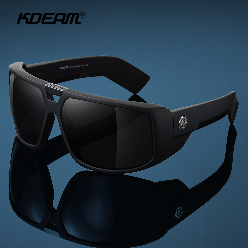 Sunglasses Aviator Polarized - 2026 高品質 KDEAM 偏光男性サングラス高級ブランドデザイナーグリーンゴーグル釣り運転アウトドアアイウェア TUNA ALLEY