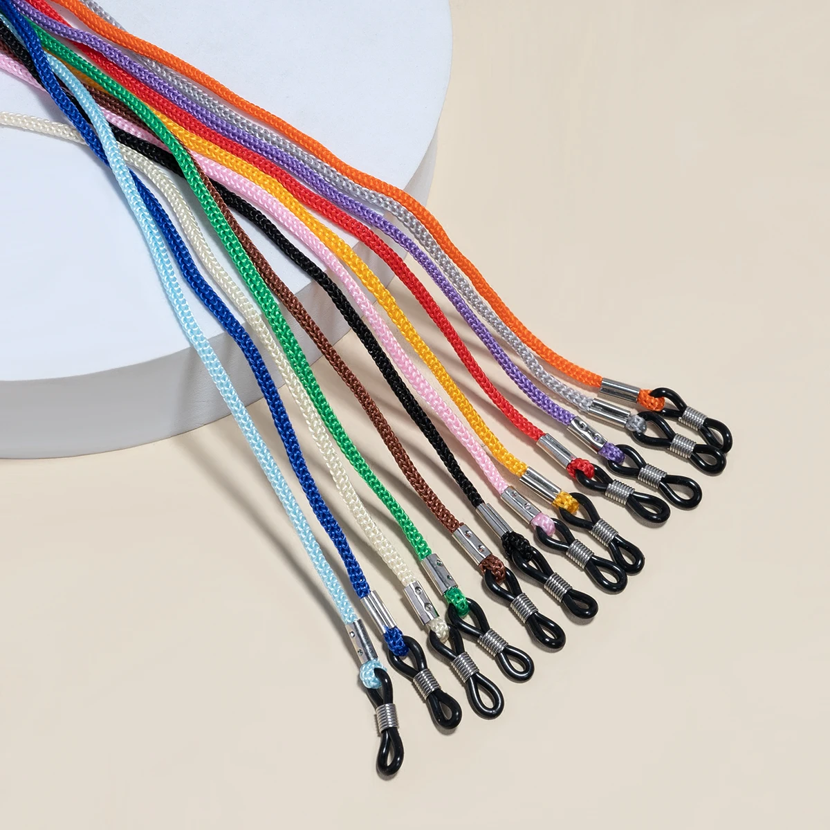 Sunglass Retainer Cord - 5 個調節可能なメガネストラップホルダー滑り止めメガネコードロープ、スポーツサングラスチェーンストラップ眼鏡リテーナー女性男性