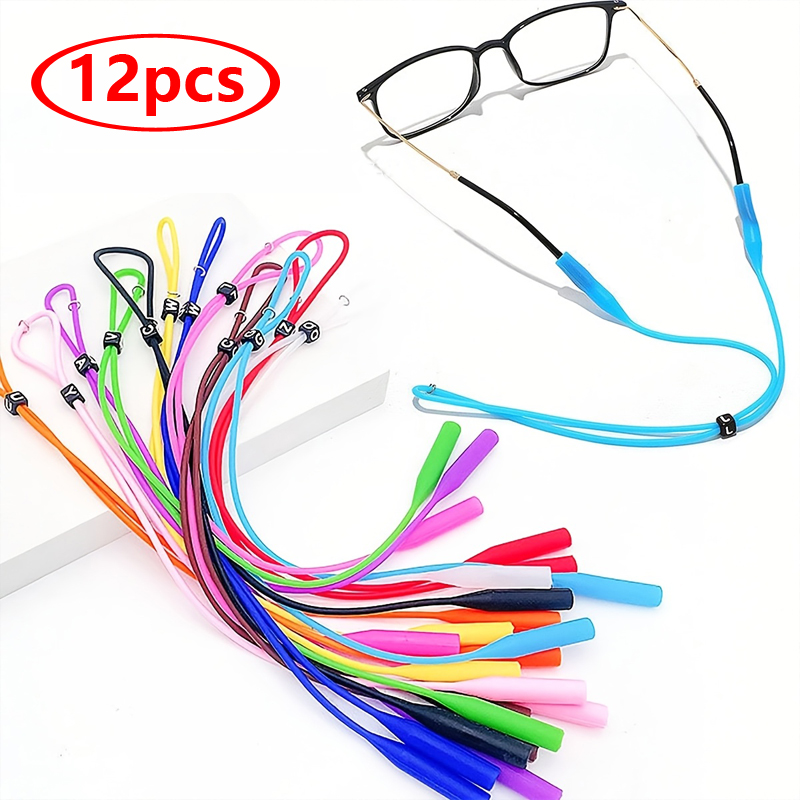 12 個/24 個スポーツアイウェアリテーナーキャンディーカ - Sunglass Retainer Cord のレビューと価格
