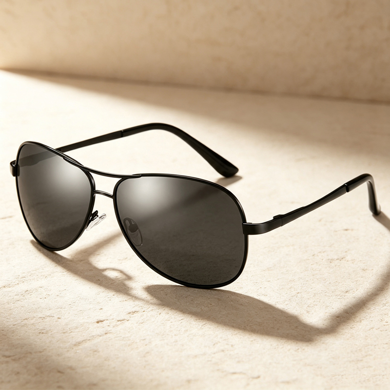 クラシックパイロット偏光サングラス男性女性ファッションメタル - Sunglasses Aviator Polarized のレビューと価格