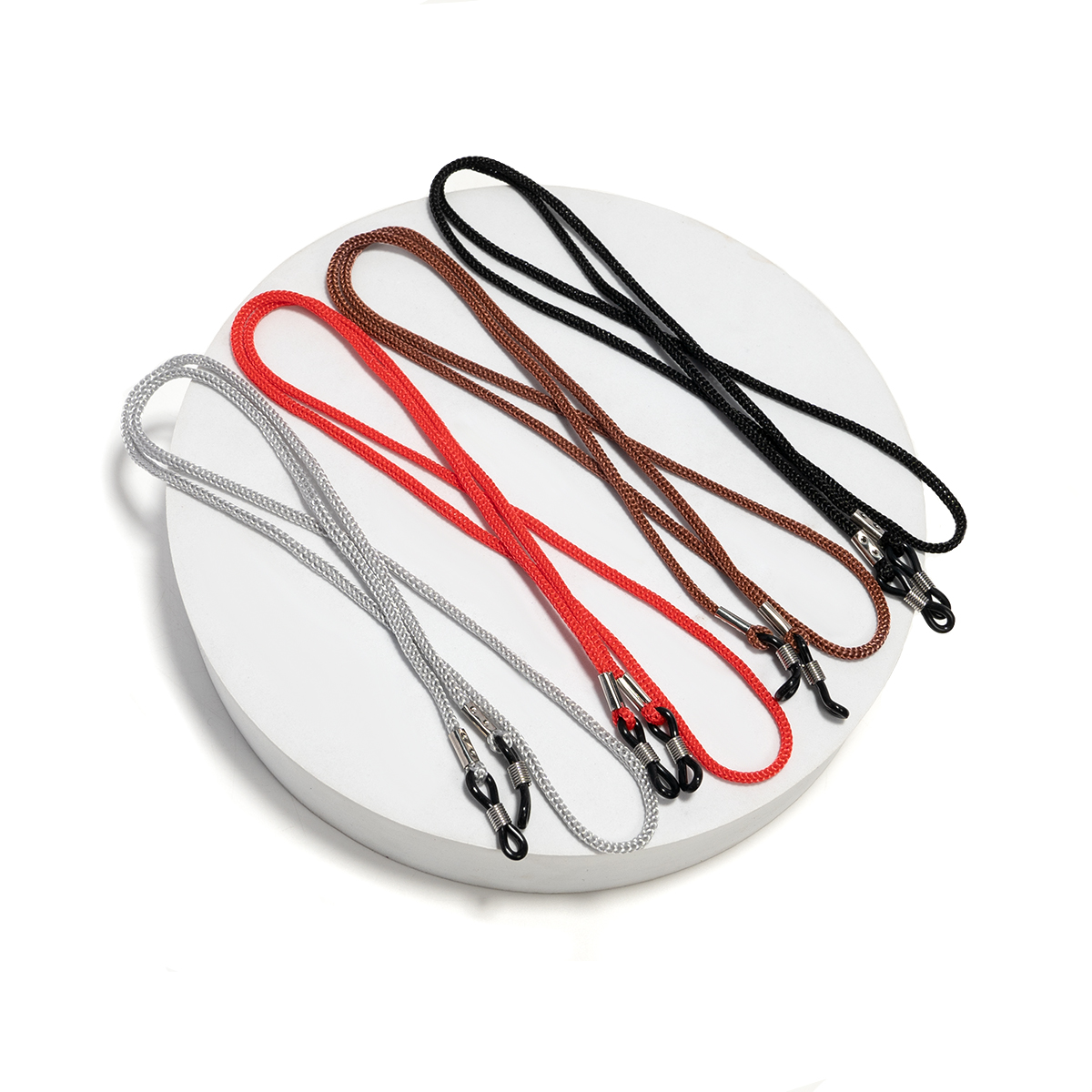 5 個調節可能なメガネストラップホルダー滑り止めメガネコード - Sunglass Retainer Cord のレビューと価格