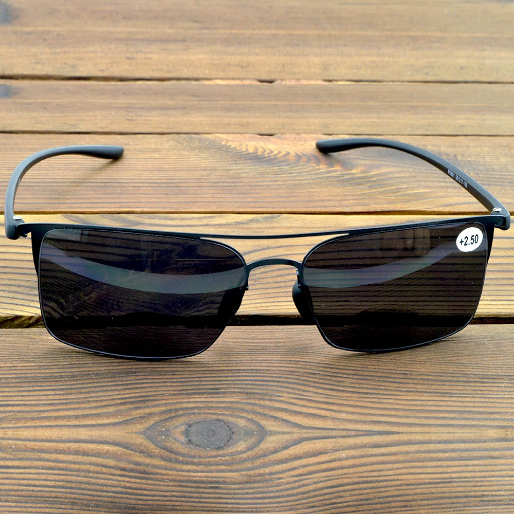 偏光レンズ搭載のサングラス、老眼鏡、男性用、金属フレーム、運 - Sunglasses Aviator Polarized のレビューと価格