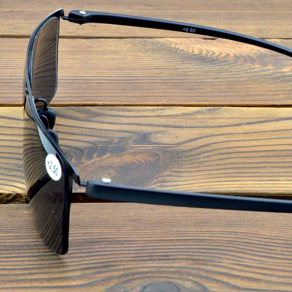 偏光レンズ搭載のサングラス、老眼鏡、男性用、金属フレーム、運 - Sunglasses Aviator Polarized のレビューと価格