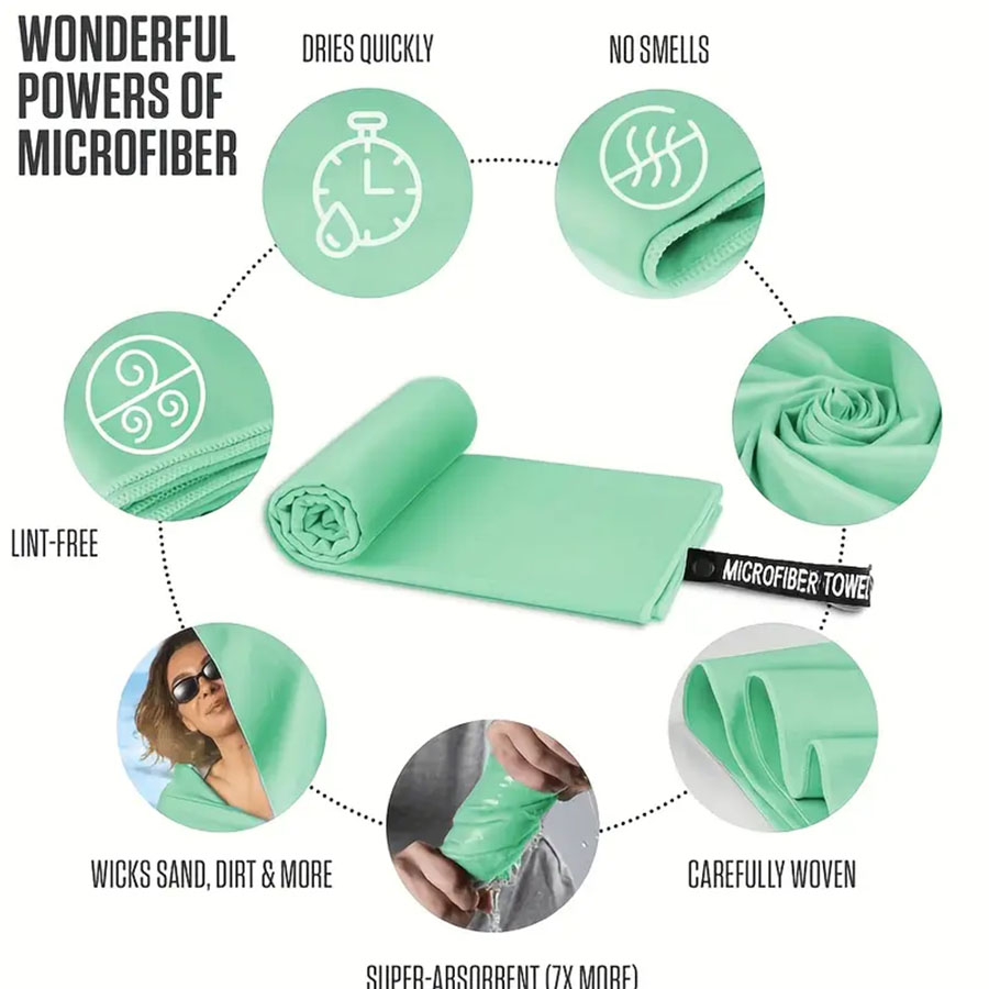 ビーチタオル 特大、厚い砂のないマイクロファイバー速乾タオル - Beach Towel Large のレビューと価格