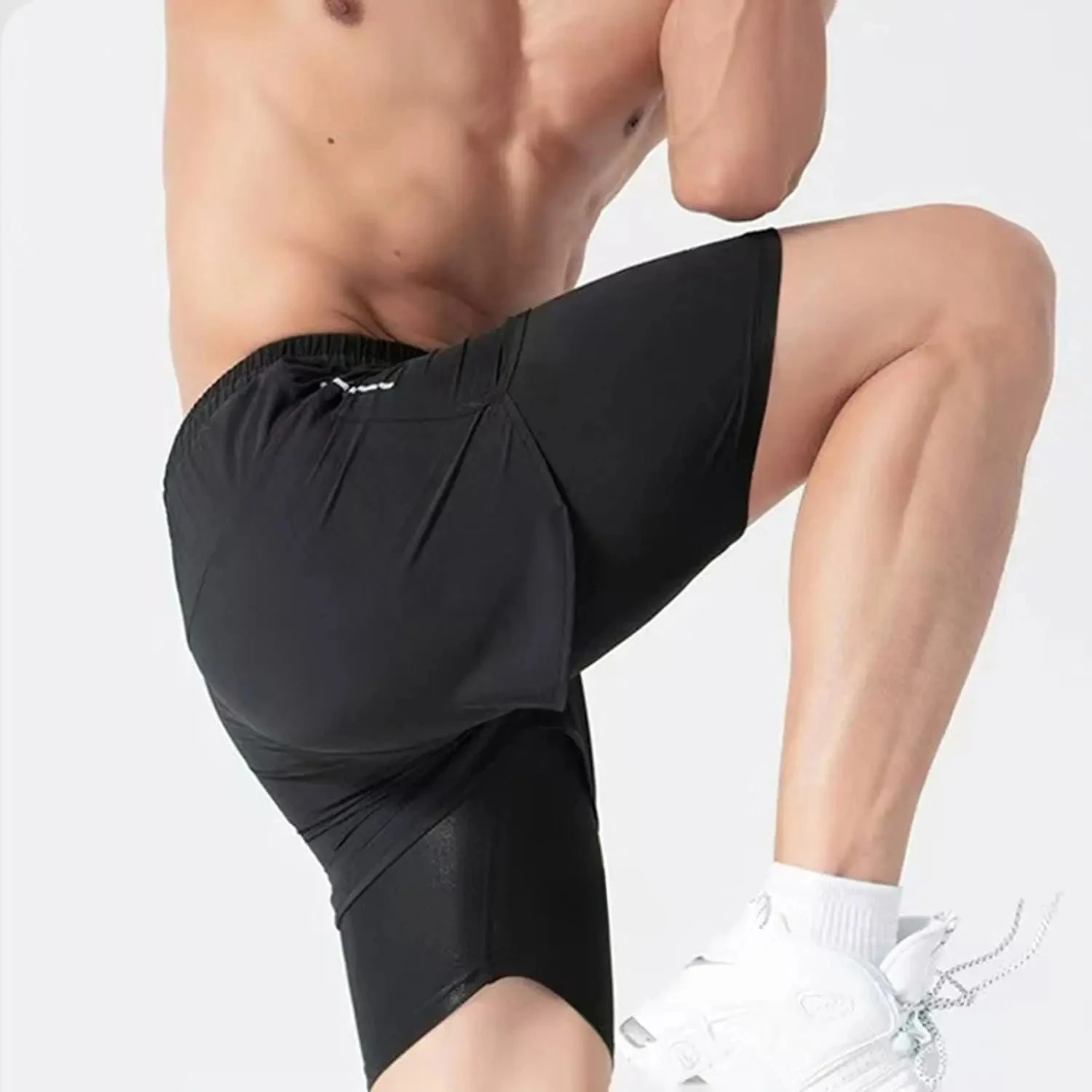 メンズ用2-in-1スイムトランクス。速乾性に優れたビーチシ - Swim Trunk Quick Dry のレビューと価格