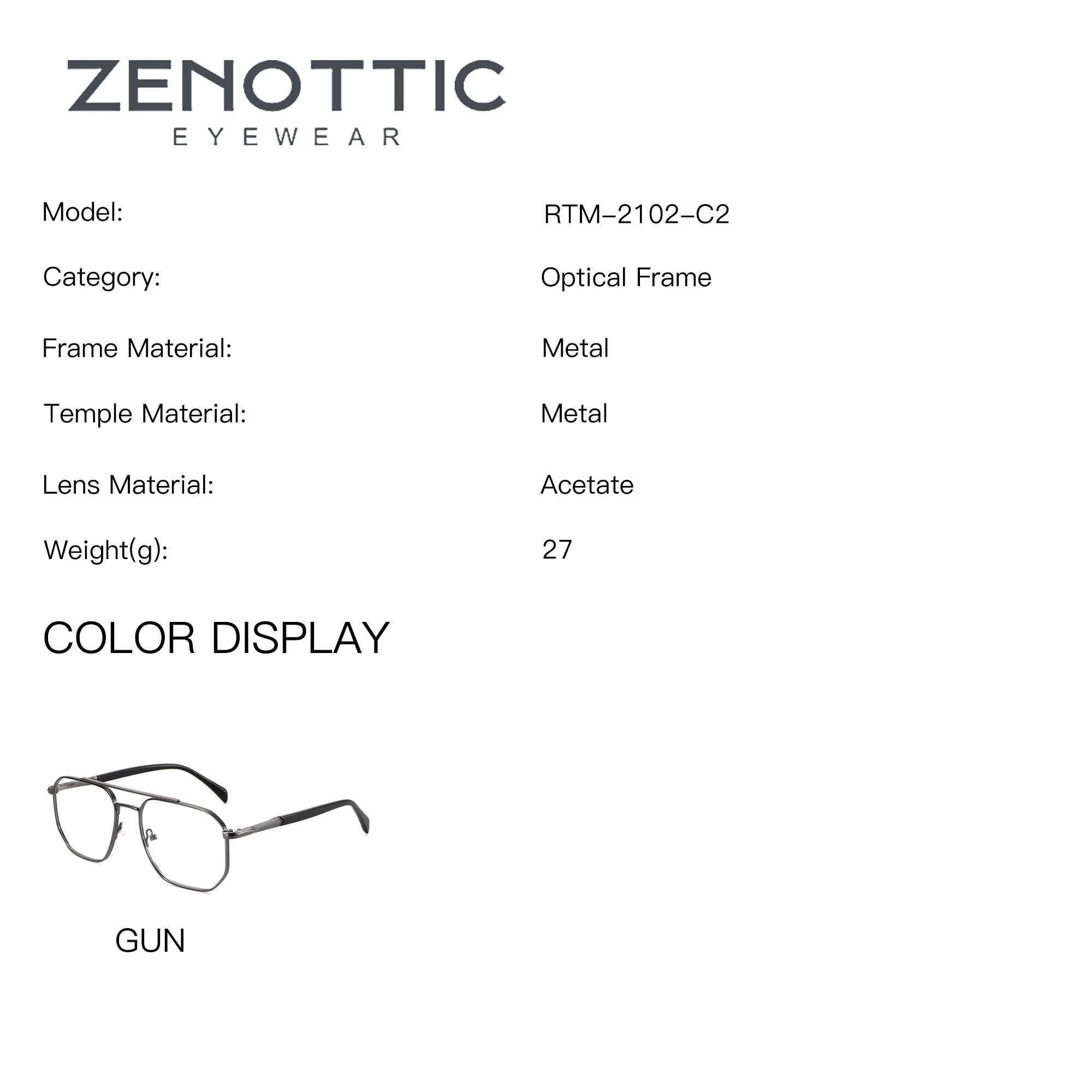 ZENOTTIC Mサイズ アビエーター メタル メンズ用  - Sunglasses Aviator Polarized のレビューと価格
