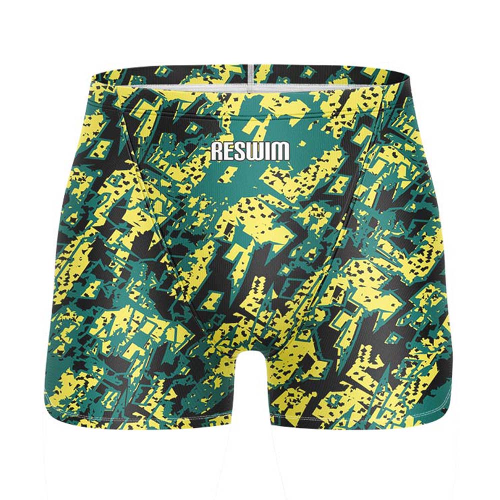 夏用メンズスポーツトレーニングジャマー水着、スイミングトラン - Swim Trunk Quick Dry のレビューと価格