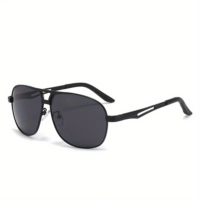 ファッショングラデーションサングラス男性用ビッグフレームパイ - Sunglasses Aviator Polarized のレビューと価格