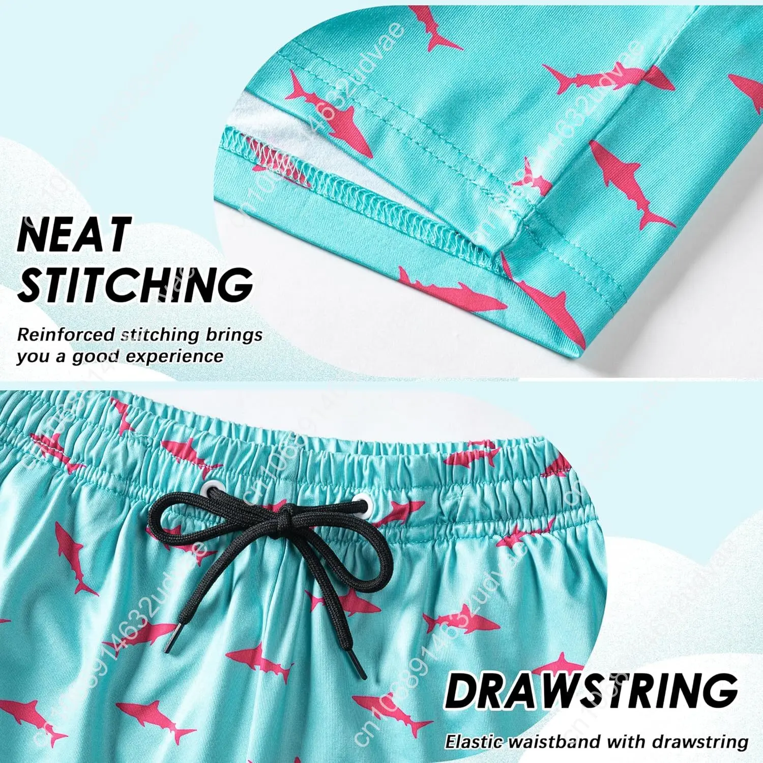男の子用、コンプレッションライナー付き、伸縮性のあるスイムシ - Swim Trunk Quick Dry のレビューと価格