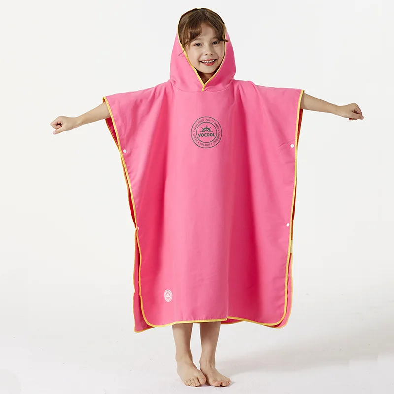 子供用マイクロファイバースイムカバーアップ,フード付きバス, - Beach Towel Large のレビューと価格